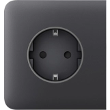 Боковая панель для встраиваемой розетки Ajax SideCover for Outlet Basic, графит (000046686)