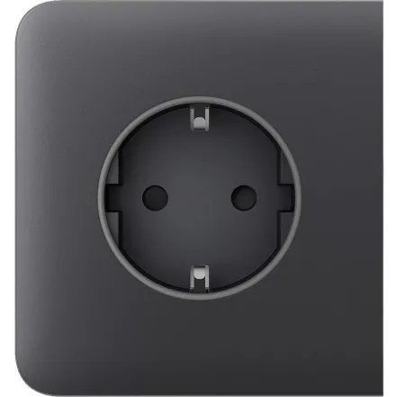 Боковая панель для встраиваемой розетки Ajax SideCover for Outlet Basic, графит (000046686)