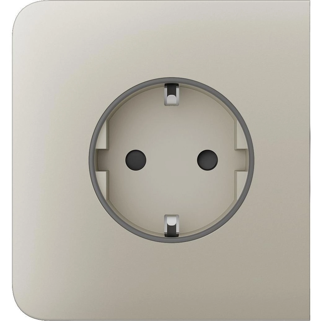 Бічна панель для вбудованої розетки Ajax SideCover for Outlet Basic, ivory (000046689)