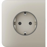 Бічна панель для вбудованої розетки Ajax SideCover for Outlet Basic, ivory (000046689)