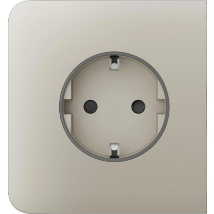 Бічна панель для вбудованої розетки Ajax SideCover for Outlet Basic, ivory (000046689)
