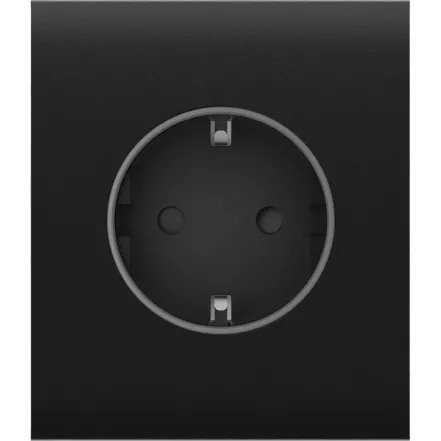 Центральная панель для встраиваемой розетки Ajax CenterCover for Outlet Basic, черный (000046694)