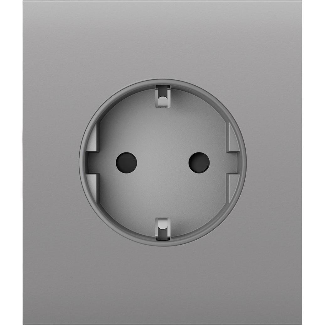 Центральна панель для вбудованої розетки Ajax CenterCover for Outlet Basic, fog (000046695)