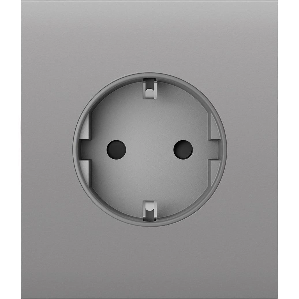 Центральна панель для вбудованої розетки Ajax CenterCover for Outlet Basic, fog (000046695)
