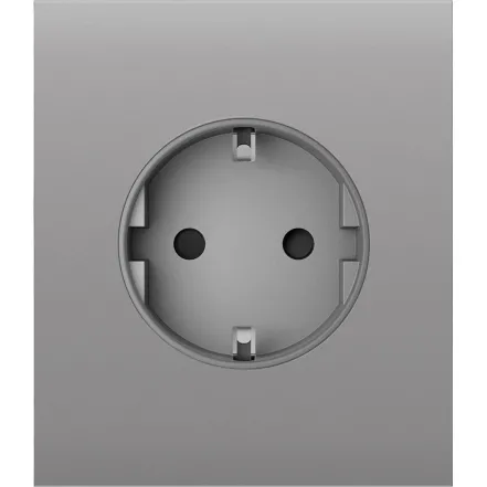 Центральная панель для встраиваемой розетки Ajax CenterCover for Outlet Basic, fog (000046695)