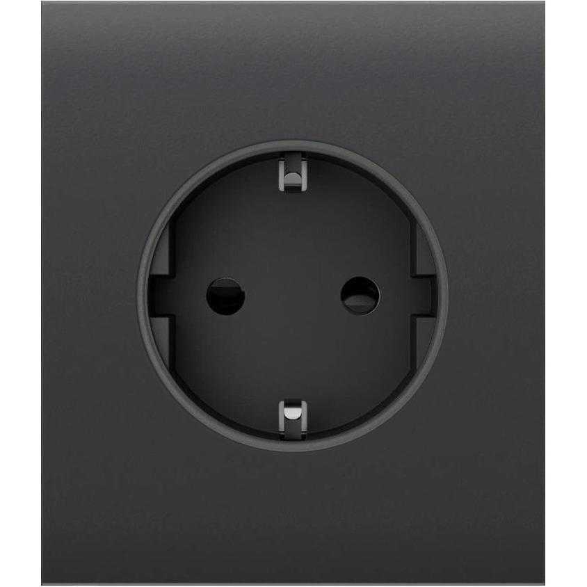 Центральна панель для вбудованої розетки Ajax CenterCover for Outlet Basic, graphite (000046696)