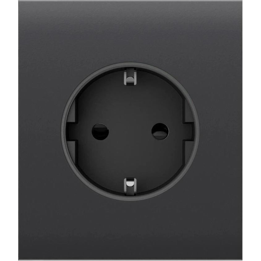 Центральна панель для вбудованої розетки Ajax CenterCover for Outlet Basic, graphite (000046696)
