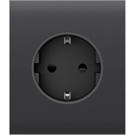 Центральна панель для вбудованої розетки Ajax CenterCover for Outlet Basic, graphite (000046696)