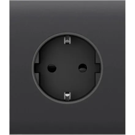 Центральная панель для встраиваемой розетки Ajax CenterCover for Outlet Basic, graphite (000046696)