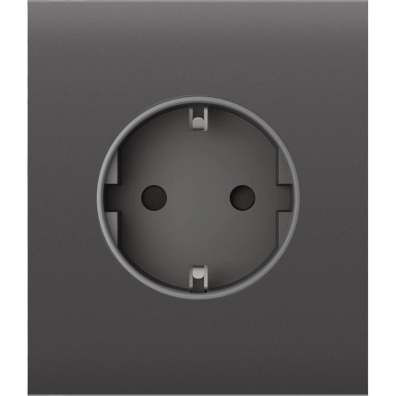 Центральная панель для встраиваемой розетки Ajax CenterCover for Outlet Basic, grey (000046698)