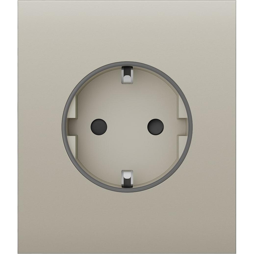 Центральна панель для вбудованої розетки Ajax CenterCover for Outlet Basic, ivory (000046700)