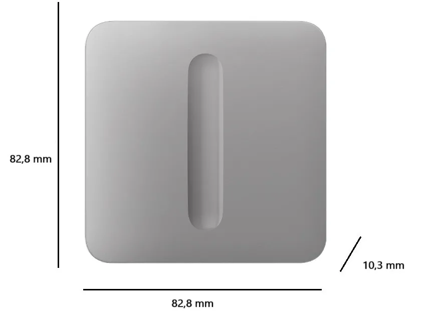 Кнопка для одноклавишного выключателя Ajax SoloButton Dimmer 1-gang 2-way for LightSwitch (000051258) Фото - 1