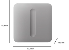 Кнопка для одноклавішного вимикача Ajax SoloButton Dimmer 1-gang 2-way for LightSwitch (000051258) Фото - 1