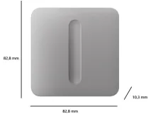 Кнопка для одноклавишного выключателя Ajax SoloButton Dimmer 1-gang 2-way for LightSwitch (000051258) Фото - 1