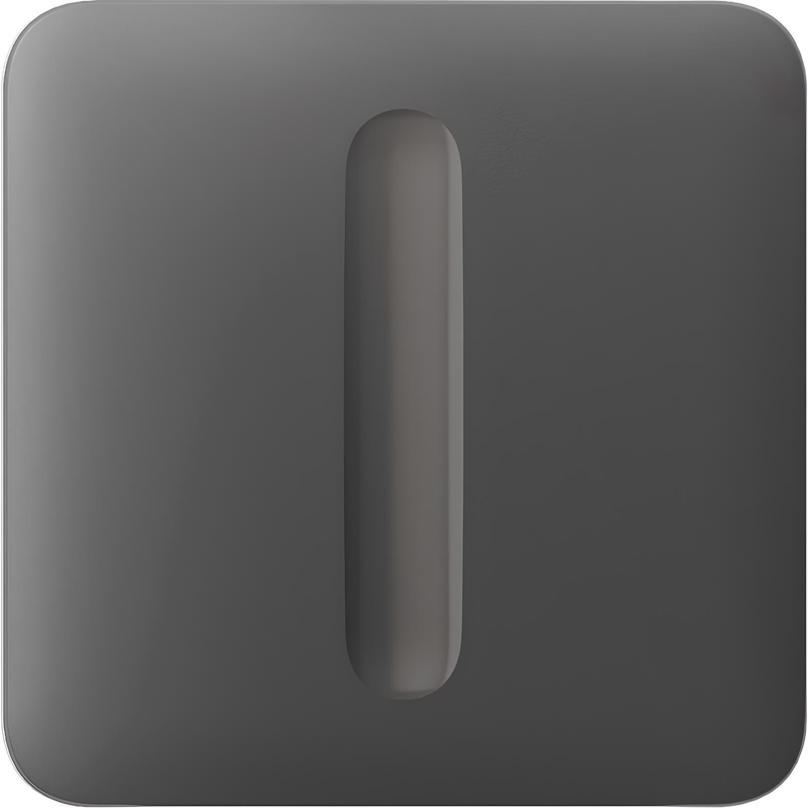 Кнопка вимикача Ajax SoloButton Dimmer 1-gang 2-way for LightSwitch Jeweller Gray (000051260)
