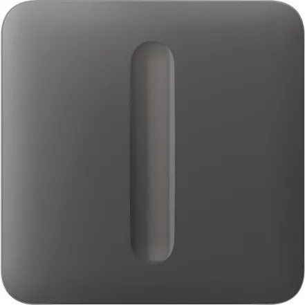 Кнопка выключателя Ajax SoloButton Dimmer 1-gang 2-way for LightSwitch Jeweller Gray (000051260)