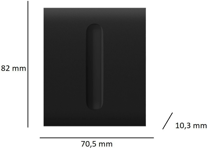 Кнопка центральная для выключателя Ajax CenterButton Dimmer (000051265) Фото - 1