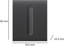 Кнопка для одноклавишного выключателя диммера Ajax CenterButton Dimmer 1-gang 2-way for (000051275) Фото - 1