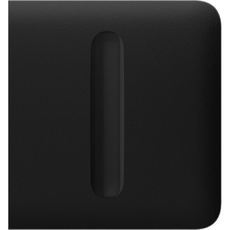 Кнопка вимикача Ajax SideButton Dimmer 1-gang 2-way for LightSwitch Jeweller Black (000051278)