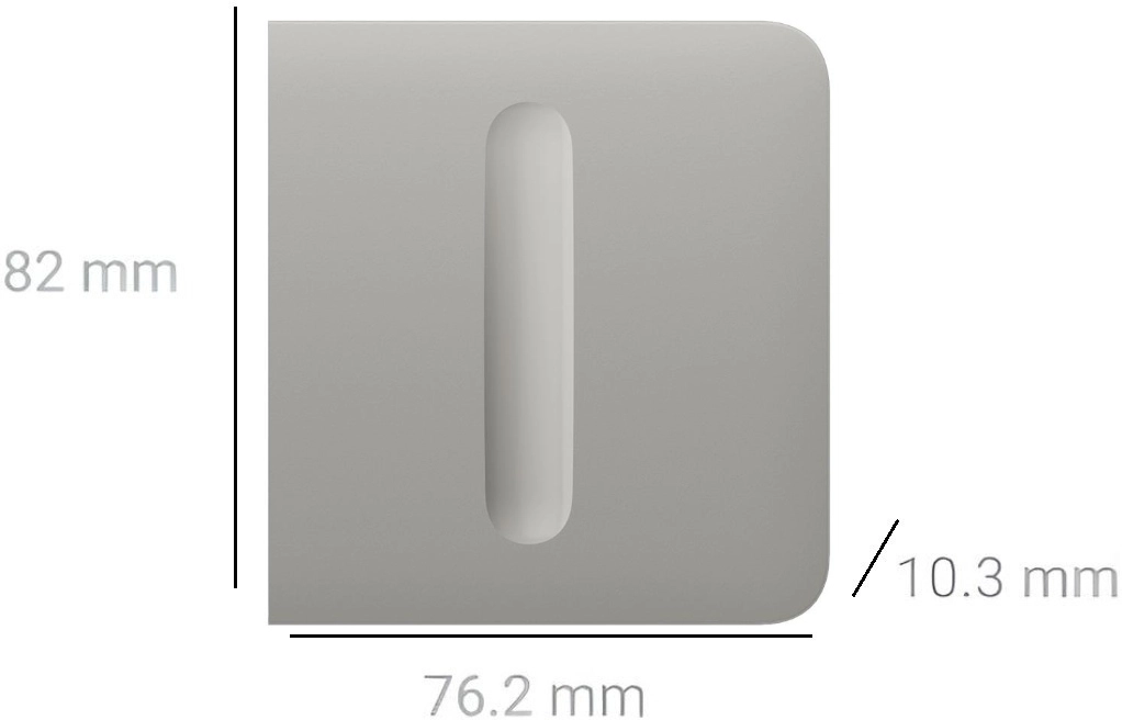 Кнопка бічна для вимикача Ajax SideButton Dimmer (000051282) Фото - 1