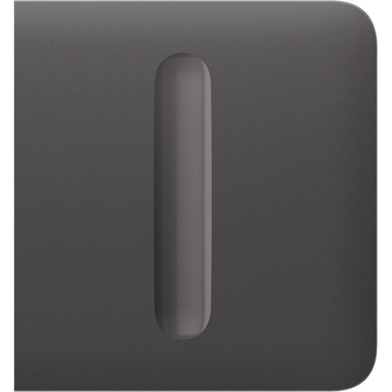 Кнопка вимикача Ajax SideButton Dimmer 1-gang 2-way for LightSwitch Jeweller Gray (000051285)