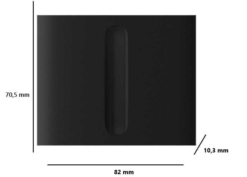 Кнопка центральная для выключателя Ajax CenterButton Dimmer Vertical (000051289) Фото - 1