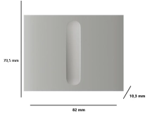 Кнопка для одноклавішного вимикача димеру Ajax CenterButton Dimmer Ver (000051292) Фото - 1
