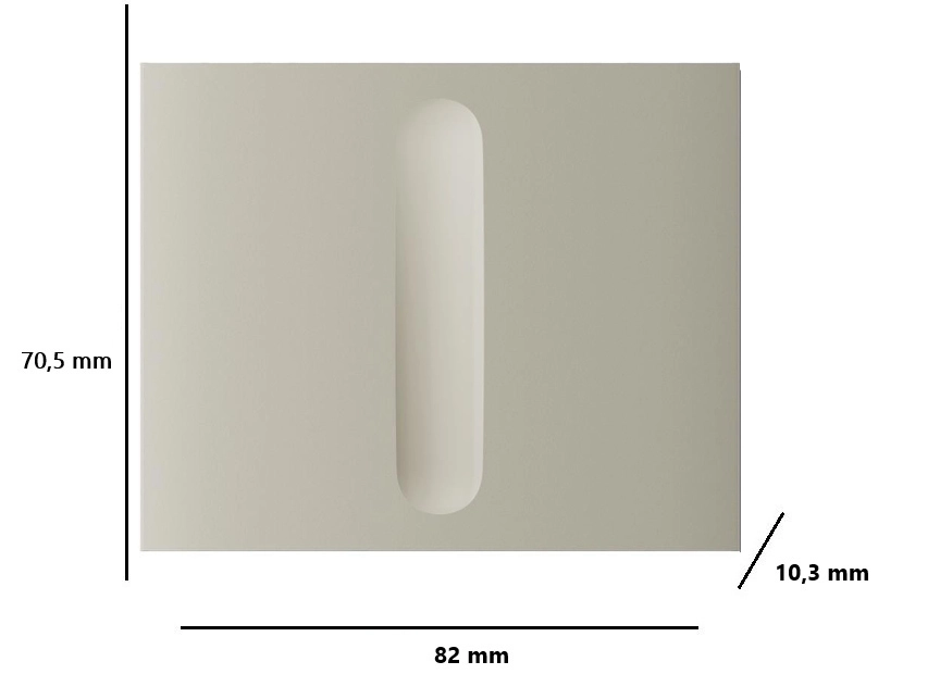 Кнопка центральна для вимикача Ajax CenterButton Dimmer Vertical (000051294) Фото - 1