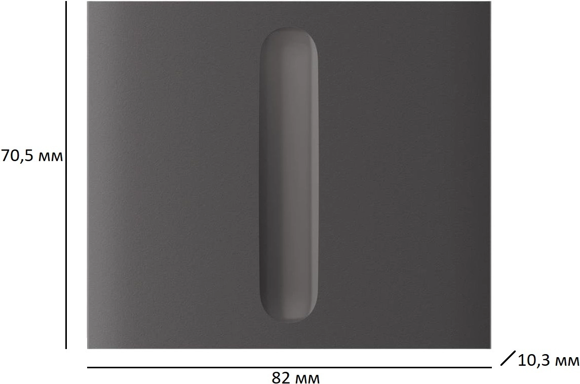Кнопка для одноклавишного выключателя диммера Ajax CenterButton Dimmer Ver (000051296) Фото - 1