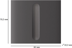Кнопка для одноклавишного выключателя диммера Ajax CenterButton Dimmer Ver (000051296) Фото - 1