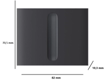 Кнопка центральная для выключателя Ajax CenterButton Dimmer Vertical (000051297) Фото - 1