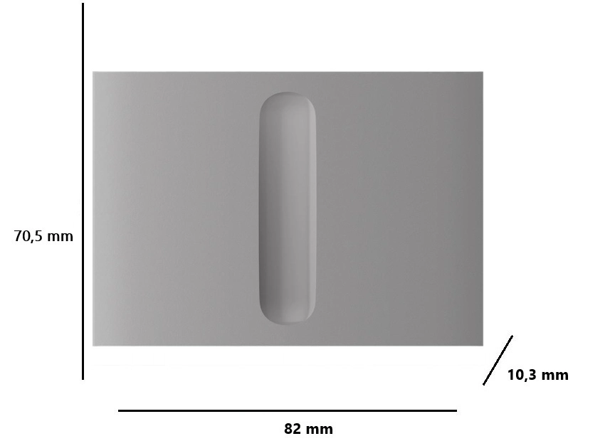 Кнопка центральная для выключателя Ajax CenterButton Dimmer Vertical (000051298) Фото - 1