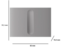 Кнопка центральная для выключателя Ajax CenterButton Dimmer Vertical (000051298) Фото - 1