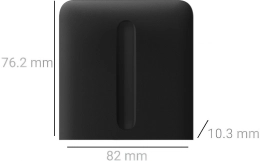 Кнопка бокова для одноклавішного вимикача Ajax SideButton Vertical Dimmer (000051299) Фото - 1