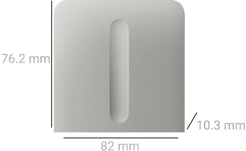 Кнопка бічна для вимикача Ajax SideButton Vertical Dimmer (000051301) Фото - 1