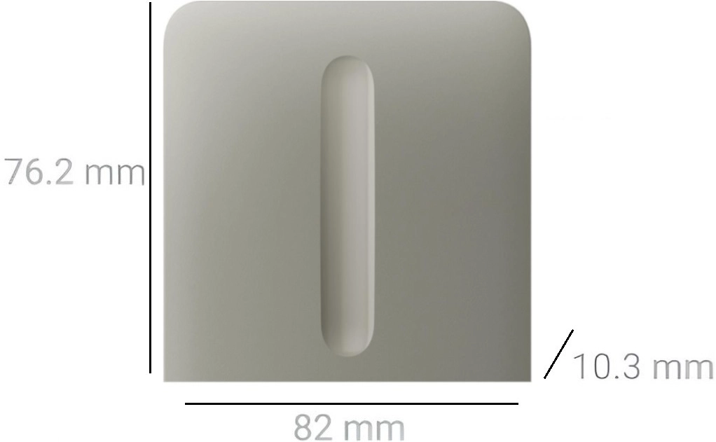 Кнопка для одноклавишного выключателя диммера Ajax SideButton Vertical Dimmer (000051302) Фото - 1