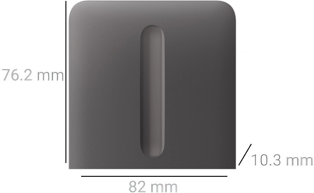Кнопка боковая для выключателя Ajax SideButton Vertical Dimmer (000051304) Фото - 1