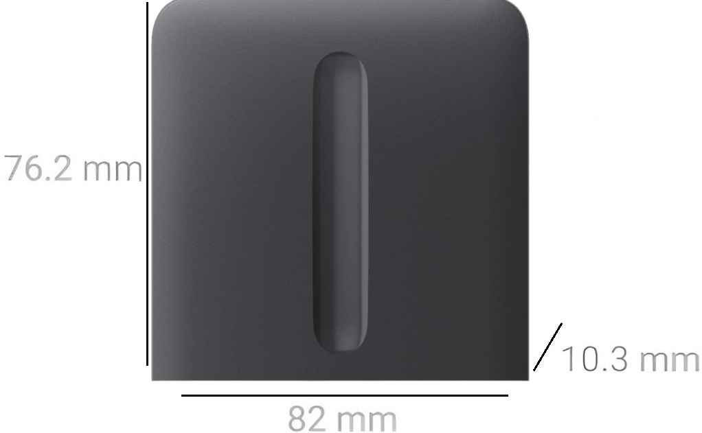 Кнопка бічна для вимикача Ajax SideButton Vertical Dimmer (000051305) Фото - 1