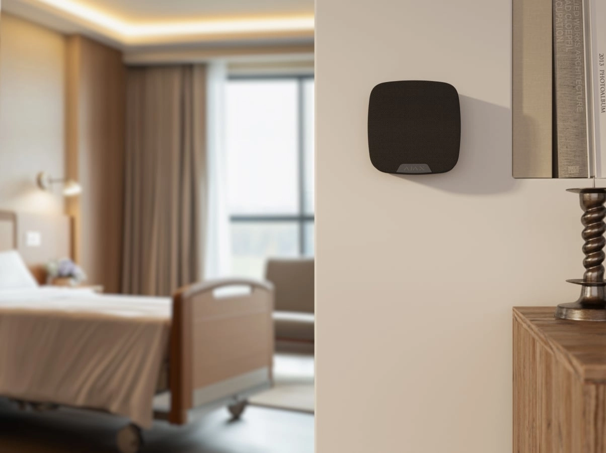 Бездротовий голосовий модуль Ajax SpeakerPhone, Full-duplex, чорний (000052322) Фото - 3