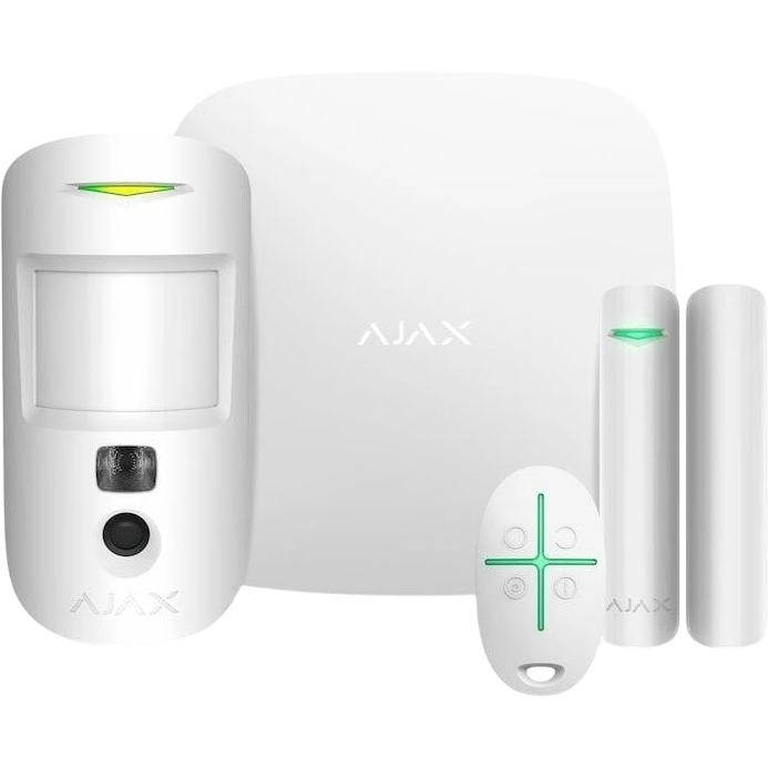 Комплект охранной сигнализации Ajax HDR StarterKit Cam, hub 2, motioncam HDR (000052841)