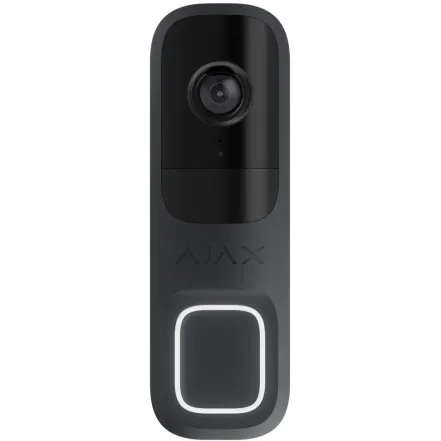 Відеодзвінок Ajax Doorbell 4 мп, 155°, ШІ, Graphite (000053537)