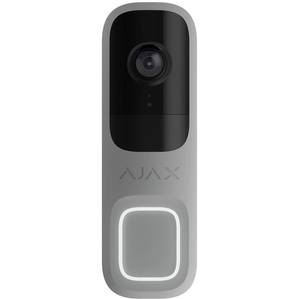 Відеодзвінок Ajax Doorbell 4 мп, 155°, ШІ, Gray (000053538)