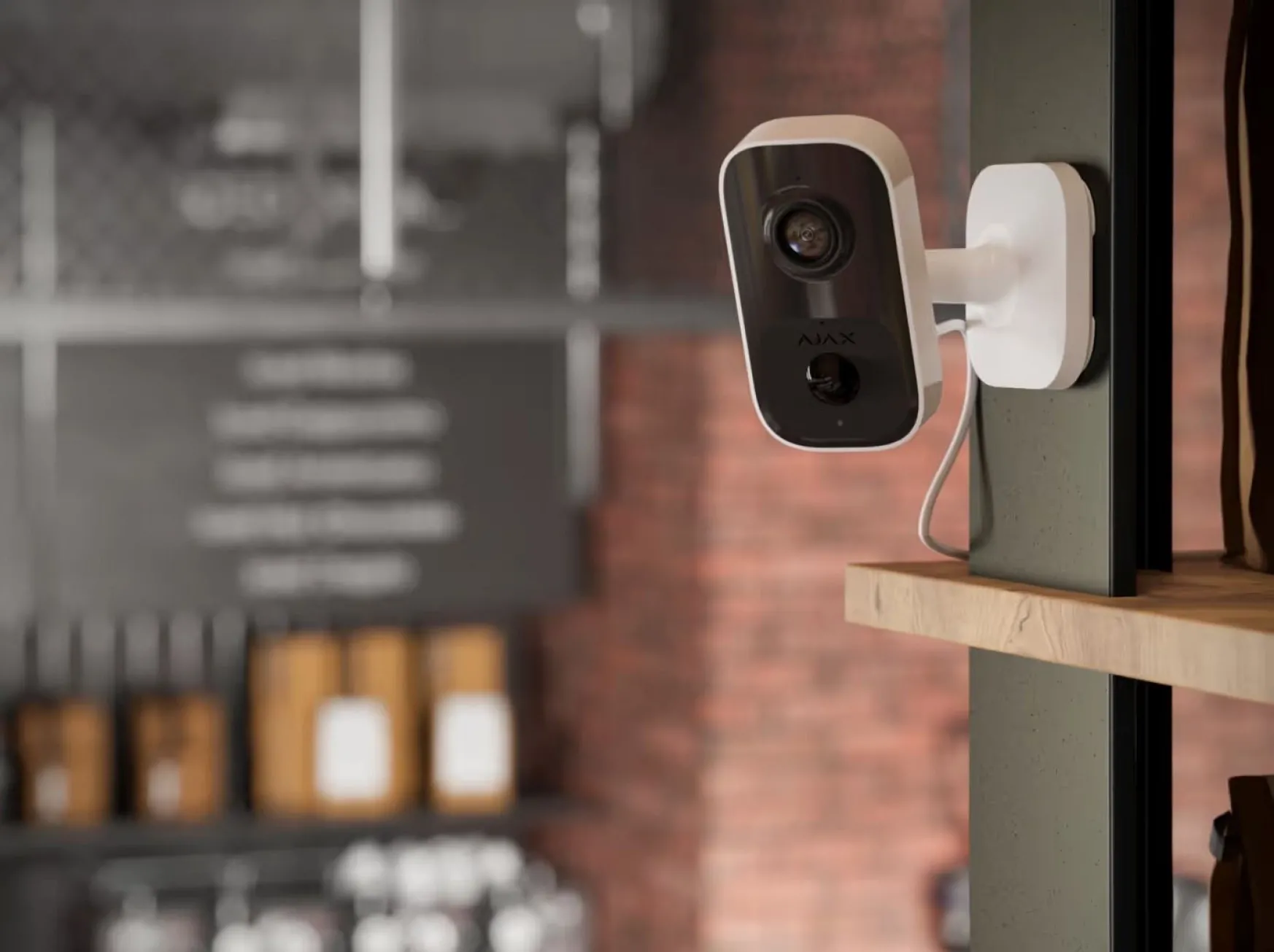 Камера відеоспостереження Ajax IndoorCam, 4мп, 110° wi-fi, біла (000053542) Фото - 9