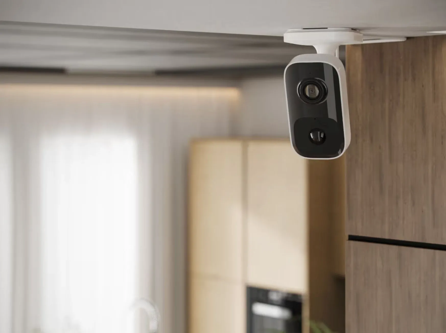 Камера відеоспостереження Ajax IndoorCam, 4мп, 110° wi-fi, біла (000053542) Фото - 8