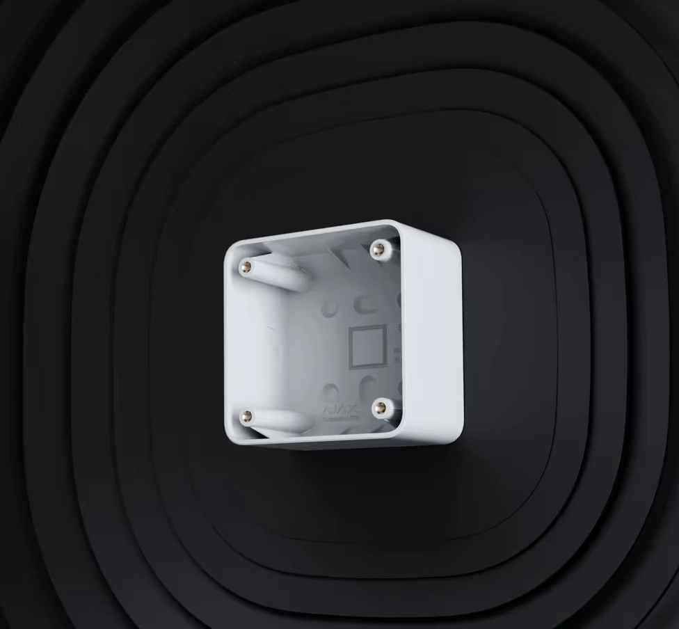 Монтажна коробка Ajax SurfaceBox, для вимикачів Ajax LightSwitch, розеток Ajax Outlet, біла (000053561) Фото - 1