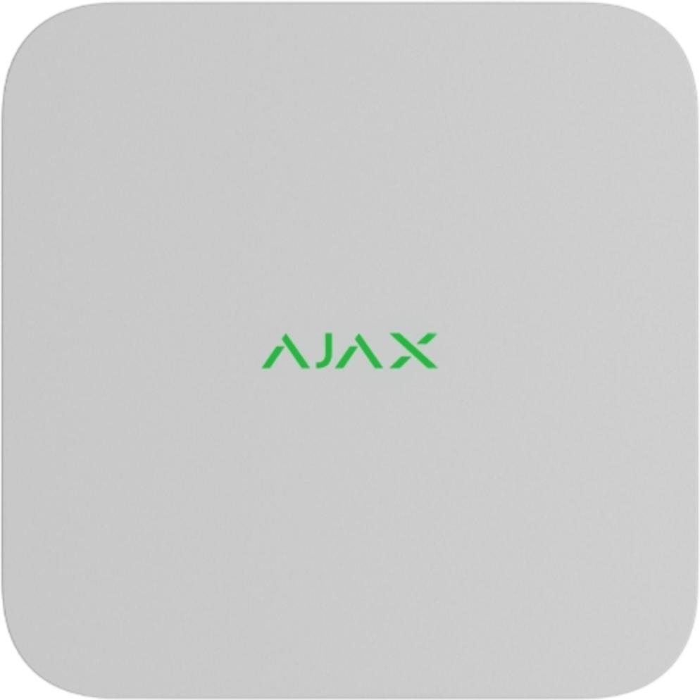 Сетевой видеорегистратор Ajax NVR DC white, 8 каналов, 12V, белый (000055792)