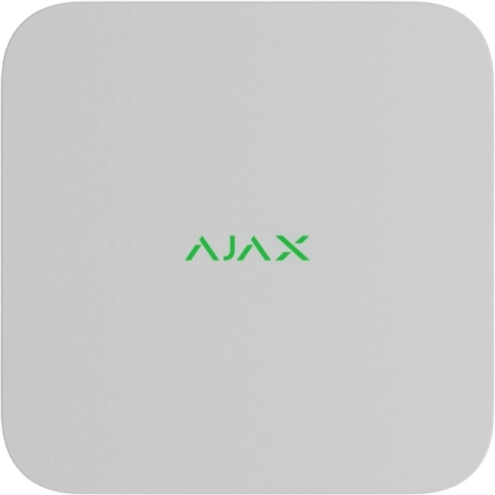 Мережевий відеореєстратор Ajax NVR DC white, 8 каналів, 12V, білий (000055792)