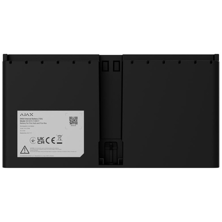 Акумулятор Ajax EN54 Internal Battery 72h black (000057117)