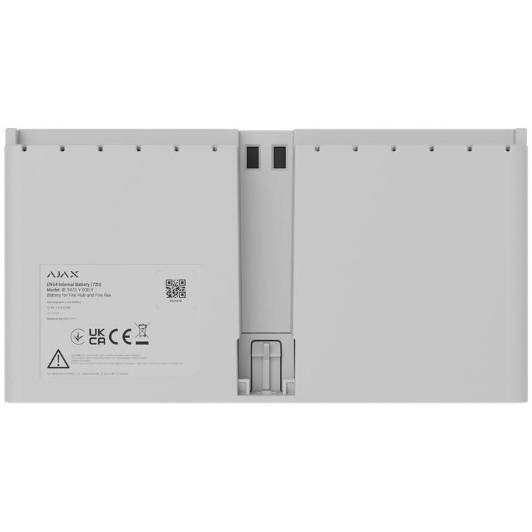 Аккумулятор Ajax EN54 Internal Battery 72h white (000057119)