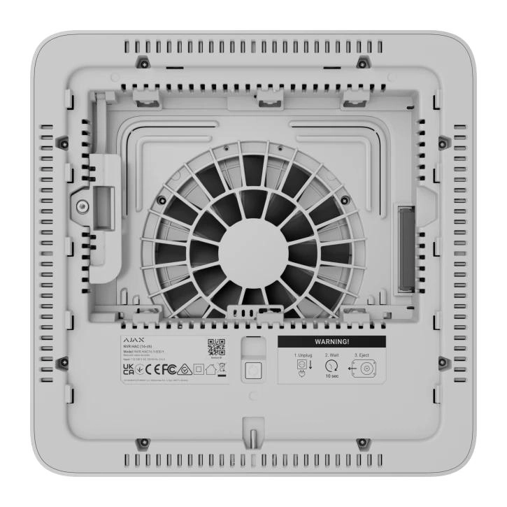 Сетевой видеорегистратор Ajax NVR HAC, HDMI, 16 каналов, белый (000058743) Фото - 8